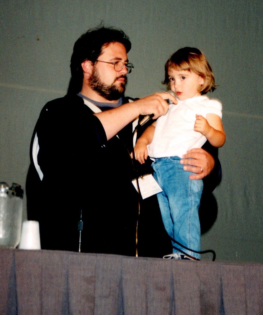Happy Father’s Day, @ThatKevinSmith! I couldn’t have wished for a better partner in parenting our now 22 year old Harley Quinn. Thank you Husband, every single day, for giving our little family your all, your whole heart to our daughter. “It’s all for her.” We love you endlessly.