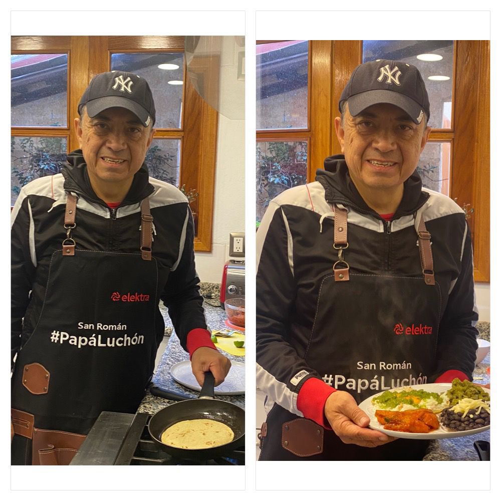 Un desayuno muy mexicano y de campeón para festejar. Huevitos rancheros con chicharrón en salsa de morita.#PapáLuchón #PapaLuchon