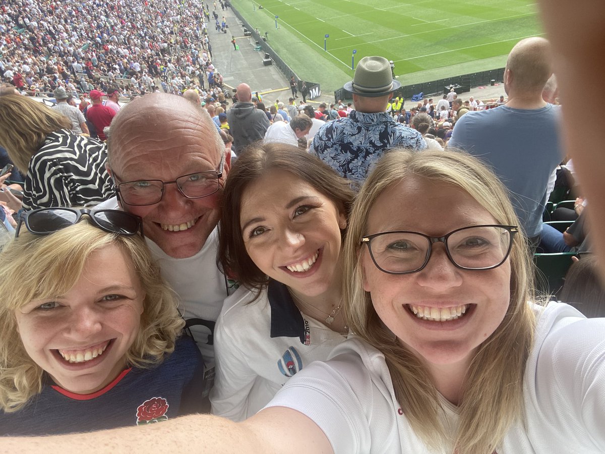 #ENGvBAR Dad of girls- we do Fathers Day right 🏉