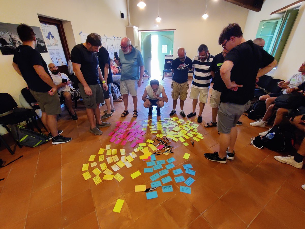 WorkingSWConf's tweet photo. Ultimo giorno di #camp: tempo di #shareback, #retrospective e saluti commossi.
Grazie a tutti i partecipanti per aver contribuito alla riuscita di questo fantastico evento!!!

#wsc22 #agile https://t.co/iCHilpR9jZ