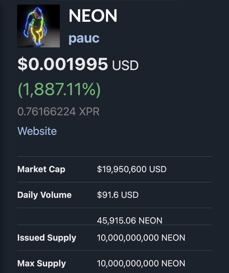 ApesNeon's tweet photo. 💥 5000 $NEON #GIVEAWAY! 🏆🎉⚛️

🦍🎉 $NEON, the governing token of Neon Urban City is here!

All you have to do is

🦍 Like &amp; RT 
🦍 Follow @apesneon &amp; @paucnft 
🦍 Join our telegram https://t.co/n0ZoLAspcC

Cheers! 

#nft #nfts #protonnfts #solana #btc  #eth #bayc $ape https://t.co/Z8NX7iVSFp