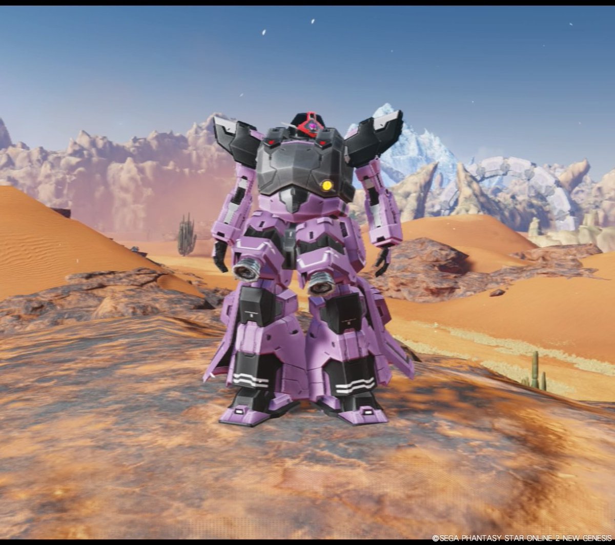 ageoPSO2account's tweet photo. ドム 再現
スカートの部分はコストの問題で妥協しました･･･
 #PSO2NGS https://t.co/l40Yz1t2mS