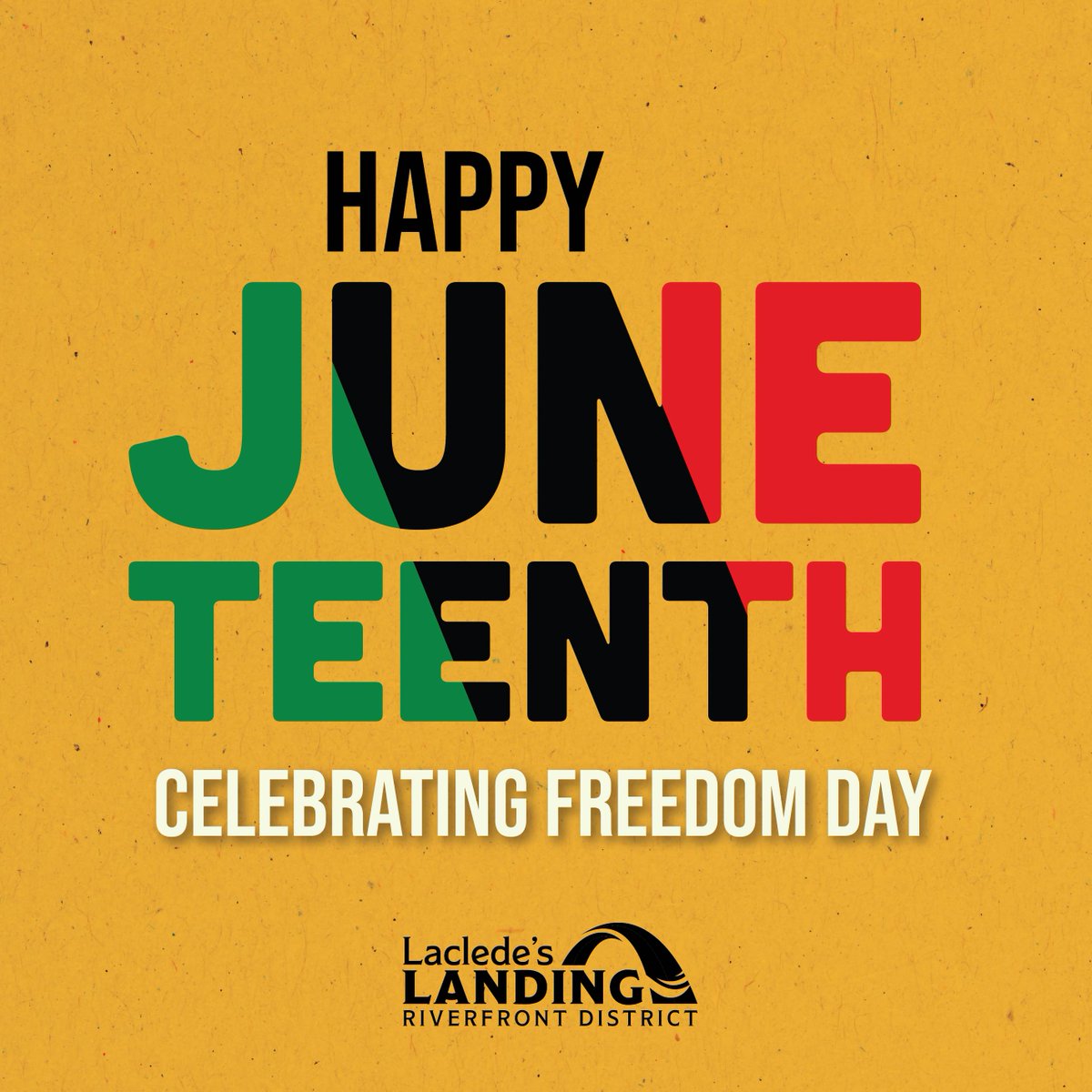 LacledesLanding's tweet image. All of us on Lacelde’s Landing are proud to celebrate America’s newest federal holiday, Juneteenth.

Join us as we honor and celebrate African-American culture and freedom. 🕊️✊🏾☮️

#lacledeslanding #stl #explorestlouis #Juneteenth