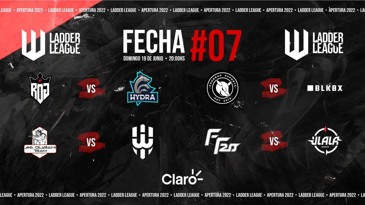 Volvemos a la grieta del invocador en esta 7ma fecha de la #LadderLeague22 👊

Partidos decisivos nos esperan y tenemos una nueva lucha por ese cuarto lugar 🔥

Los esperamos a todos por nuestro canal de twitch
📺 twitch.tv/1blockesports
⌚ 20:00 HS🇵🇾 - 21:00 HS🇦🇷