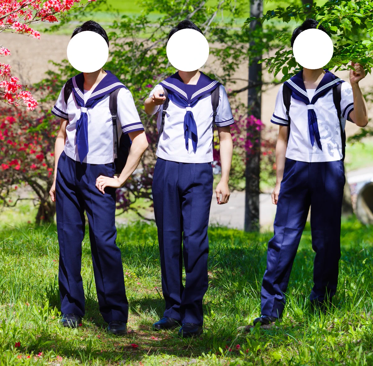 これぞジェンダーレス！男子のセーラー服も高貴でいいじゃない♪