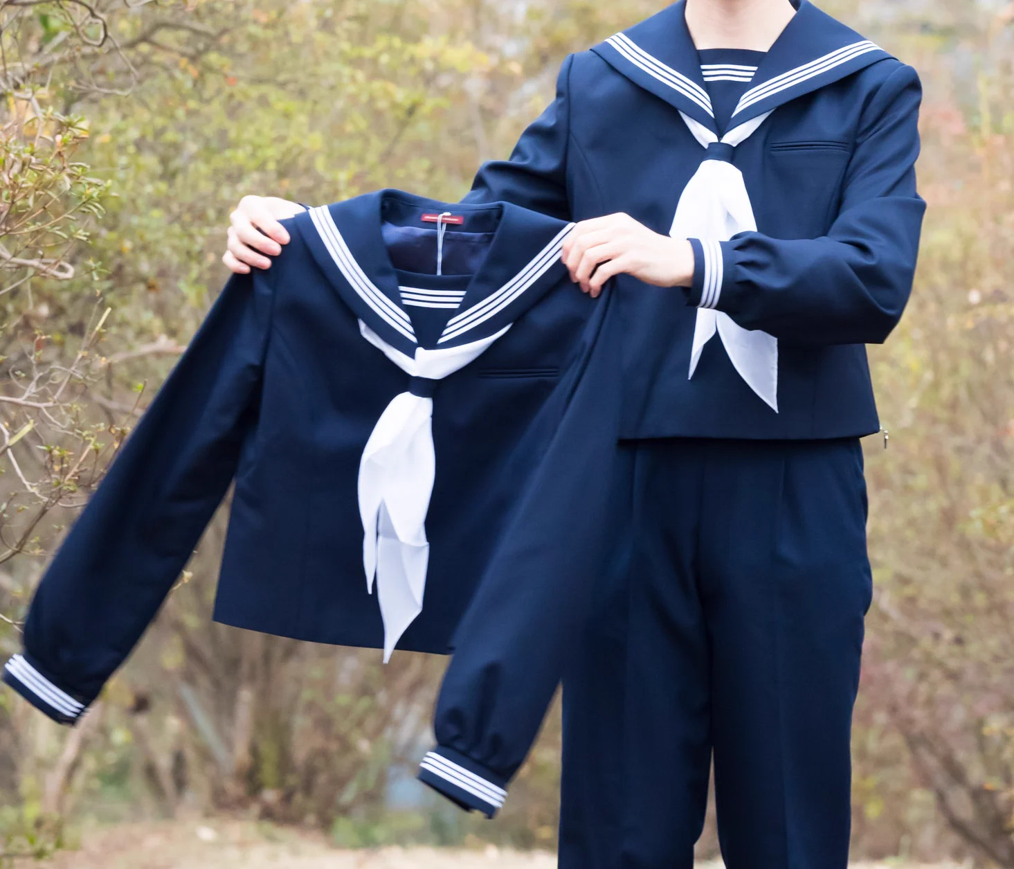 これぞジェンダーレス！男子のセーラー服も高貴でいいじゃない♪