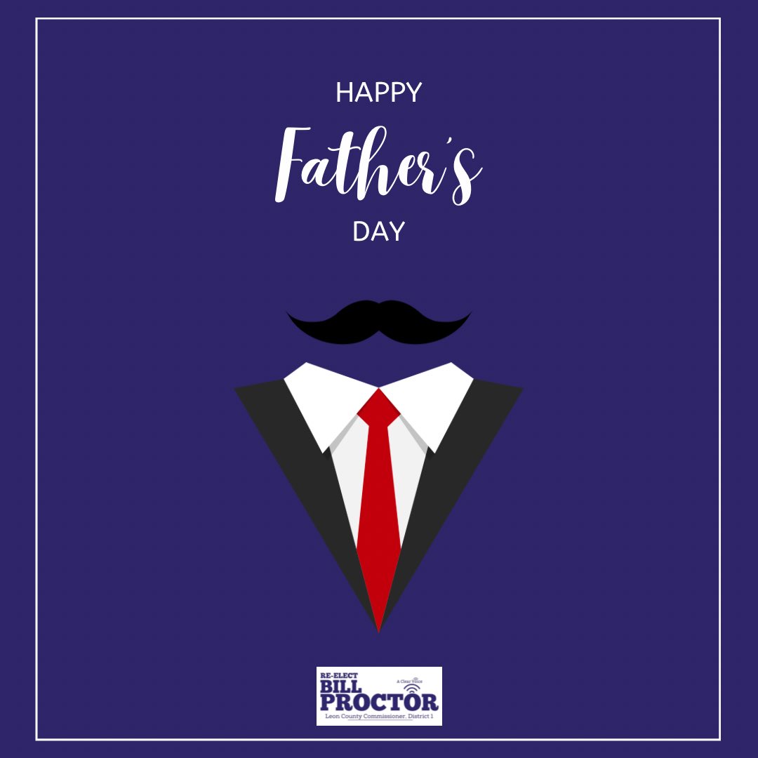 billproctortlh's tweet photo. Happy Father’s Day to all fathers and father figures. #fathersday #tallahassee #leoncounty https://t.co/AgCnIUyq1I