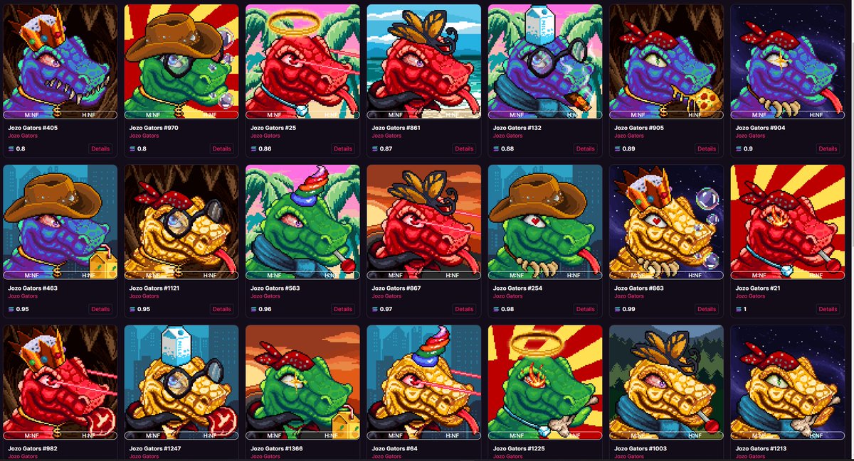 We've almost dropped 100 listings in 24 hrs!

Taking a snapshot within 24 hours. 

Everyone who has their gators delisted will receive 25 $BREW. More incentives to delist coming... 

There are 21 gators here on the floor. 6 of them contain 100 $BREW. 1 lucky gator contains 2 SOL.