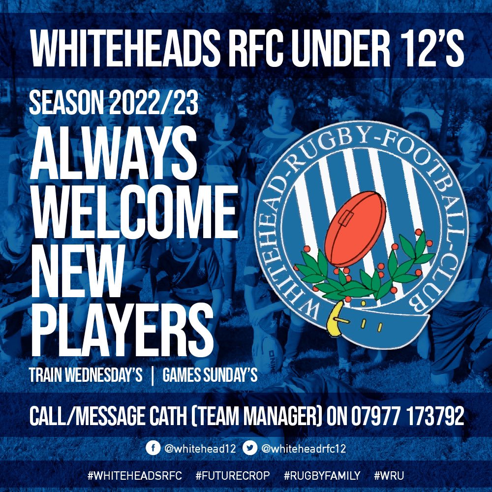 #upthesteelers👊🏉

A warm, friendly team looking for new players to join us for next season 👊

<a href="/davidjusteat/">David Buttress</a> <a href="/NigelWalkerWRU/">Nigel Walker</a> <a href="/Edds_Official/">Whitehead RFC 🏉🏴󠁧󠁢󠁷󠁬󠁳󠁿</a> <a href="/Whitehead_club/">Whitehead Sports & Social Club</a> <a href="/Steelersjrfc/">Whitehead Steelers</a> <a href="/WhiteheadsRFC/">Whitehead RFC</a> <a href="/aaronwain97/">Aaron Wainwright</a> <a href="/philsteele1/">Phil Steele</a> <a href="/JiffyRugby/">Jonathan Davies OBE</a> 

<a href="/Nickmoore1974/">Nick Moore</a> <a href="/KrisBroome/">Kris Broome</a> <a href="/VennRugby/">Mr Venn Bassaleg Rugby</a>