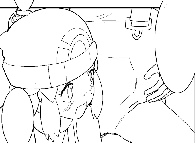 昨日～本日にかけての進み具合。理想は今週中の公開です。ちなみに前回のユウリちゃん漫画同様、こちらも渋・ニジエの過去絵をモチーフにした作品です。 