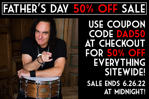 Our 50% OFF Fathers Day Sale is giving everyone extra time to save BIG!  Sale ends 6.26.22 at midnight. 50% OFF EVERYTHING SITEWIDE with coupon code DAD50 at checkout. GoDpsMusic.com #Guitar #BassGuitar #Drums #GuitarPlayer #Drummer #BassPlayer #Guitarist #Bassist #Drum