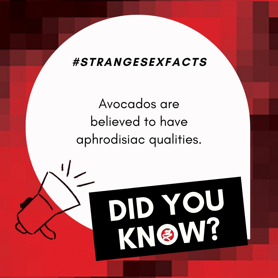 Avocados have more benefits than you think. 😜🥑
.
.
#sexfacts #strangefacts #avocadolover #avocadofacts #loversplayground