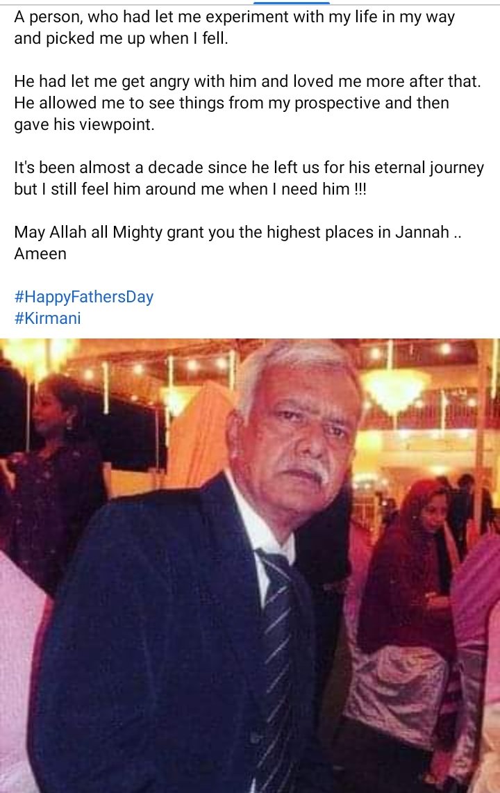 binkirmani's tweet photo. #HappyFathersDay2022
#HappyFathersDay 
#Kirmani https://t.co/rEJEt5mlNF