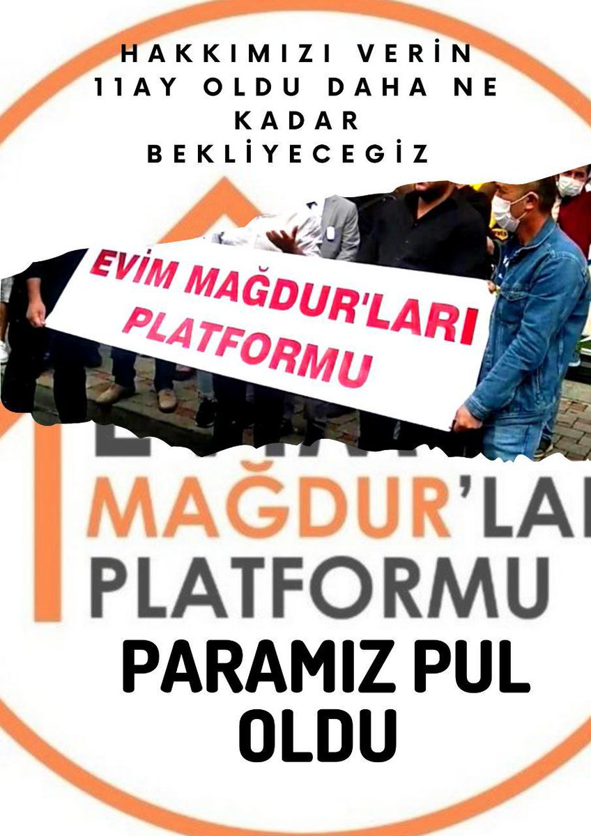 Hamit (@ahamit_tyl) on Twitter photo #ParamızıPulEttinTmsf
Mağdur değildik mağdur ettiniz aylardır paramız pul oldu hakkımızı verin artik 11 ay oldu daha ne kadar bekliycez.
<a href="/tmsftr/">Tasarruf Mevduatı Sigorta Fonu</a> <a href="/BDDKResmi/">Bankacılık Düzenleme ve Denetleme Kurumu (BDDK)</a>
<a href="/TRombudsman/">Kamu Denetçiliği Kurumu (Ombudsmanlık)</a> <a href="/RTErdogan/">Recep Tayyip Erdoğan</a> <a href="/HMBakanligi/">T.C. Hazine ve Maliye Bakanlığı</a> <a href="/TBMMresmi/">TBMM</a> <a href="/celalettingvnc/">Celalettin Güvenç</a> <a href="/mustafaelitas/">Mustafa Elitaş</a> <a href="/mahirunal/">Mahir Ünal 🇹🇷</a> <a href="/ali_oztunc/">Ali Öztunç</a>. #ParamızıPulEttinTmsf
Mağdur değildik mağdur ettiniz aylardır paramız pul oldu hakkımızı verin artik 11 ay oldu daha ne kadar bekliycez.
<a href="/tmsftr/">Tasarruf Mevduatı Sigorta Fonu</a> <a href="/BDDKResmi/">Bankacılık Düzenleme ve Denetleme Kurumu (BDDK)</a>
<a href="/TRombudsman/">Kamu Denetçiliği Kurumu (Ombudsmanlık)</a> <a href="/RTErdogan/">Recep Tayyip Erdoğan</a> <a href="/HMBakanligi/">T.C. Hazine ve Maliye Bakanlığı</a> <a href="/TBMMresmi/">TBMM</a> <a href="/celalettingvnc/">Celalettin Güvenç</a> <a href="/mustafaelitas/">Mustafa Elitaş</a> <a href="/mahirunal/">Mahir Ünal 🇹🇷</a> <a href="/ali_oztunc/">Ali Öztunç</a>.
