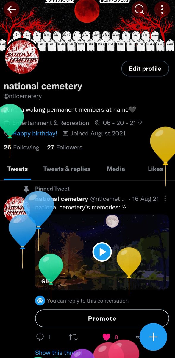 ntlcemetery's tweet photo. happy 1st birthday mahal ko kayo !! 
- ♌ https://t.co/ZP5PebyFNT
