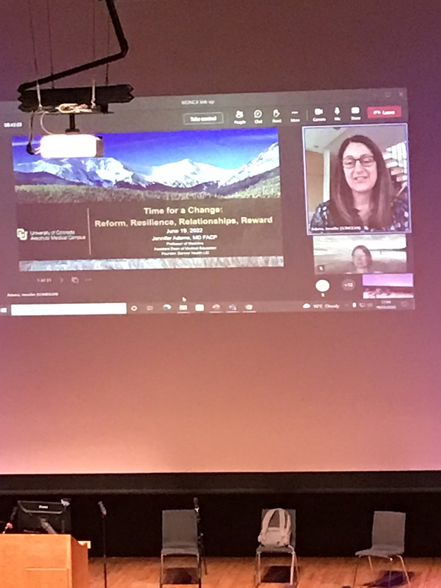 The next of our keynotes is Dr. Jennifer Adams (CLIC) #RuralWONCA22