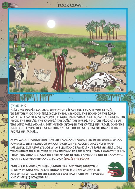 JT256_'s tweet photo. God may take His people through times of sadness, trial, and discomfort- but to those with faith in Him, He will always watch out for, and protect His people.
POORCOWS
Card# 7/11
2 left @ $17
https://t.co/YwMM990amZ
https://t.co/8T4IikL1wg #Bitcoin #nftart #17art #pepe https://t.co/rYwDiesF9F