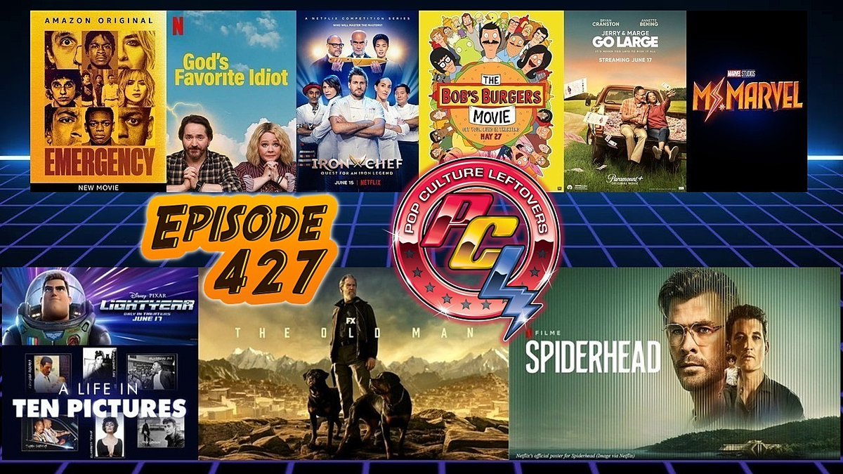 PCLeftovers's tweet image. #Podcast 427

MOVIES #Lightyear #SpiderheadNetflix #BobsBurgersMovie #JerryAndMarge #EmergencyMovie

TV #TheOldManFX #MsMarvel #IronChefNetflix #GodsFavoriteIdiot #ALifeInTenPictures

Listen bit.ly/3MYdYOs OR #ApplePodcasts #Spotify

#PodernFamily #PodNation #PodcastHQ