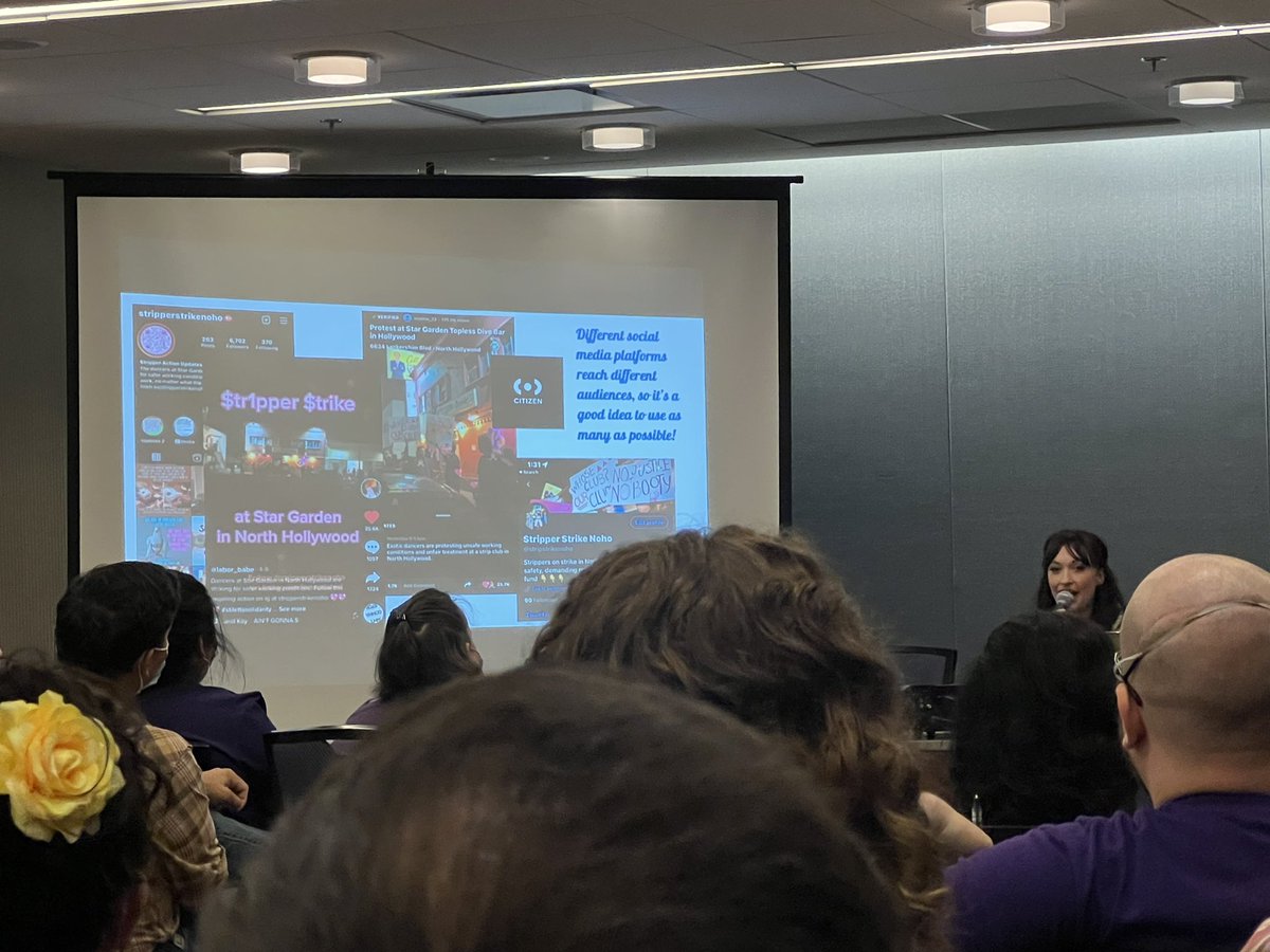nathanscheung's tweet image. I’m SO excited to hear from @stripstrikenoho about using social media to organize!!! 🔥🔥🔥🔥 @labornotes