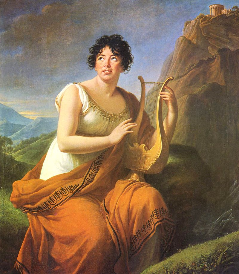 Roerich13's tweet photo. 176/ Élisabeth Vigée Le Brun  - " Madame de Staël as Corinne at Cape Miseno " , 1807-1809 #art #painting #portrait https://t.co/hA2fTOTdKH