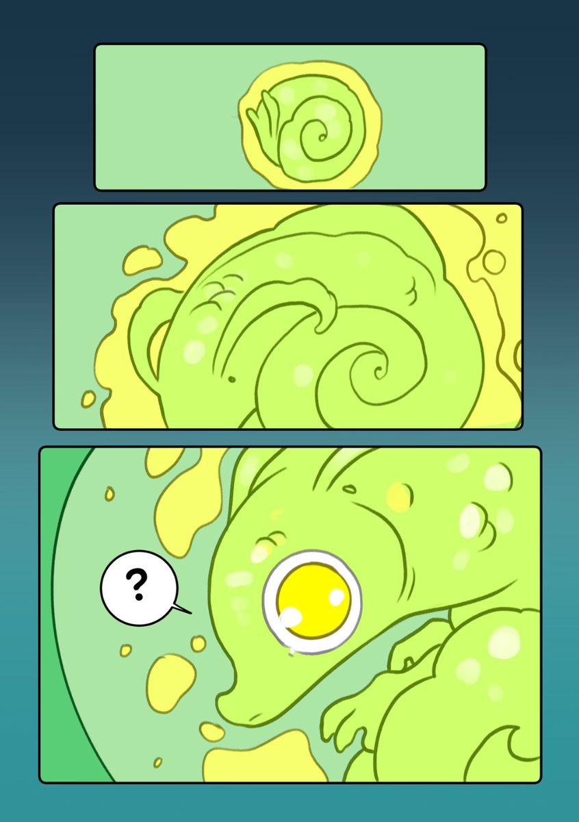 DinaNorlund's tweet photo. This little critter is the main character from my second 24 hour comic challenge that I completed on Thursday in the AM hours. He just appears one day and is very confused by being so alone in the world and goes searching for someone like him (and food of course) 🪰 https://t.co/gF6bQMNLgc