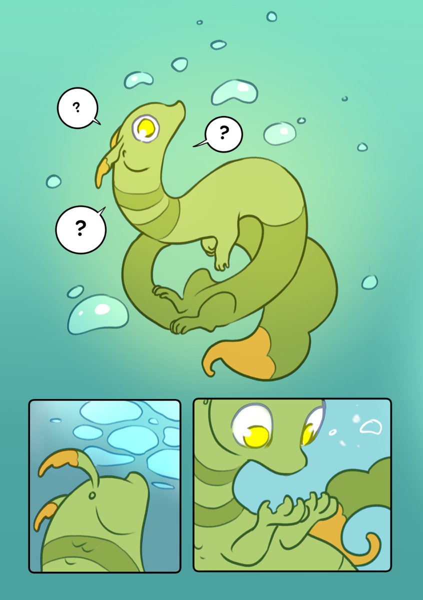 DinaNorlund's tweet photo. This little critter is the main character from my second 24 hour comic challenge that I completed on Thursday in the AM hours. He just appears one day and is very confused by being so alone in the world and goes searching for someone like him (and food of course) 🪰 https://t.co/gF6bQMNLgc