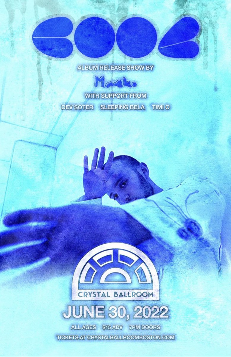 Maekosays's tweet photo. 11 days to get a ticket to my album release show - going fast don’t snooze!!!

🆒🆒🆒 

🎟: https://t.co/7xtAM2UStB https://t.co/b5BSg6ovlC