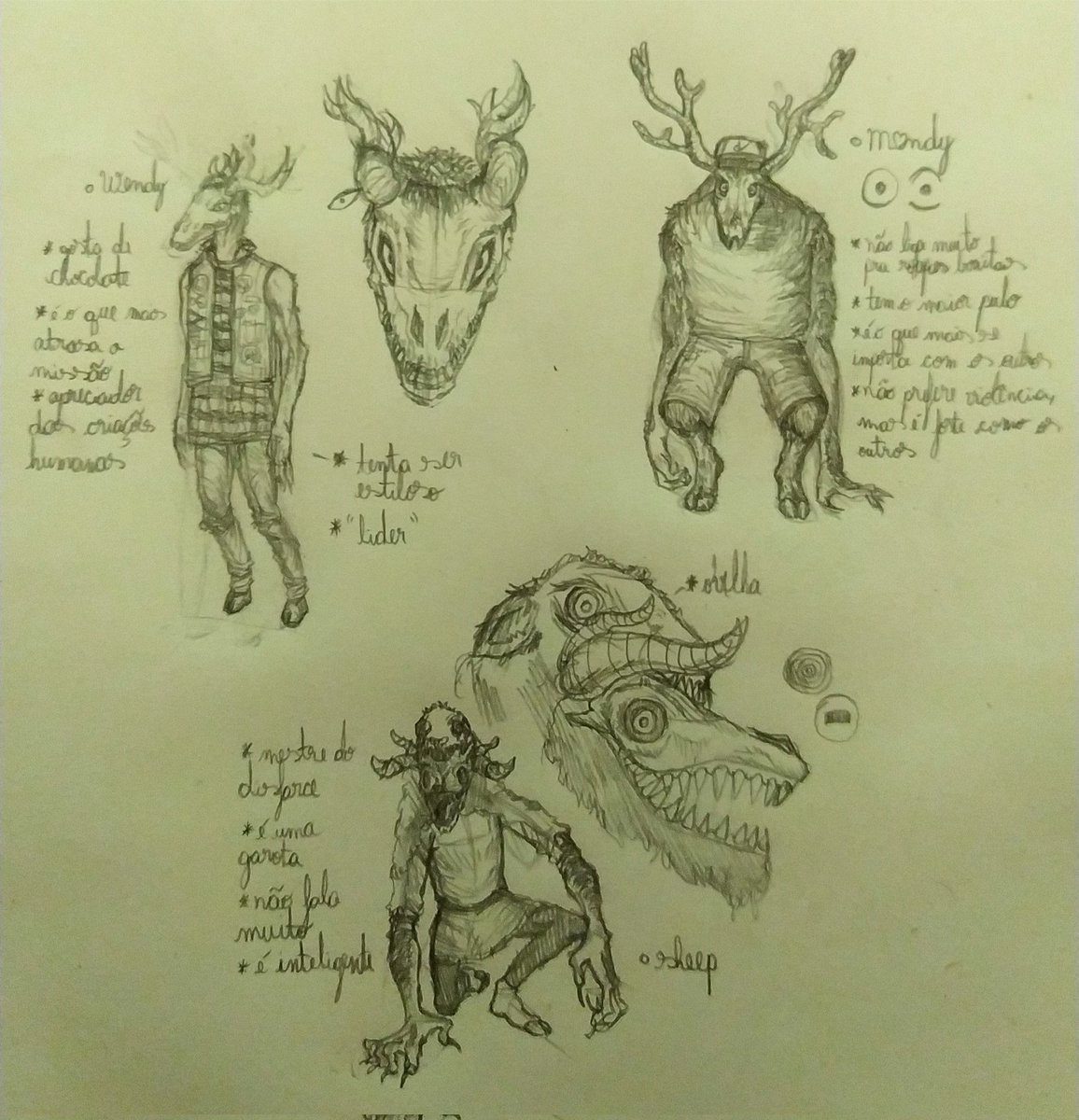 LouieFerhanil's tweet photo. Wendigos, personagens de #worldborder
Vai demorar um pouco pra eles aparecerem, mas tô ansioso pra colocá-los em páginas. https://t.co/tKEOXv4kiZ