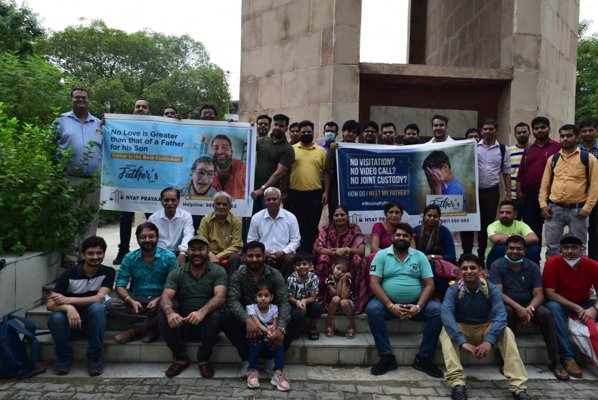 Today Nyay Prayaas <a href="/NyayPrayaas/">NYAY PRAYAAS FOUNDATION</a> and <a href="/realsiff/">SIFF - Save Indian Family Foundation</a> honour all of the fathers and father figures in our lives who love and care for us. 

We have a god to fulfil all desires, called Father...

#FathersDay2022 #FathersDay 
#MissingMyPapa