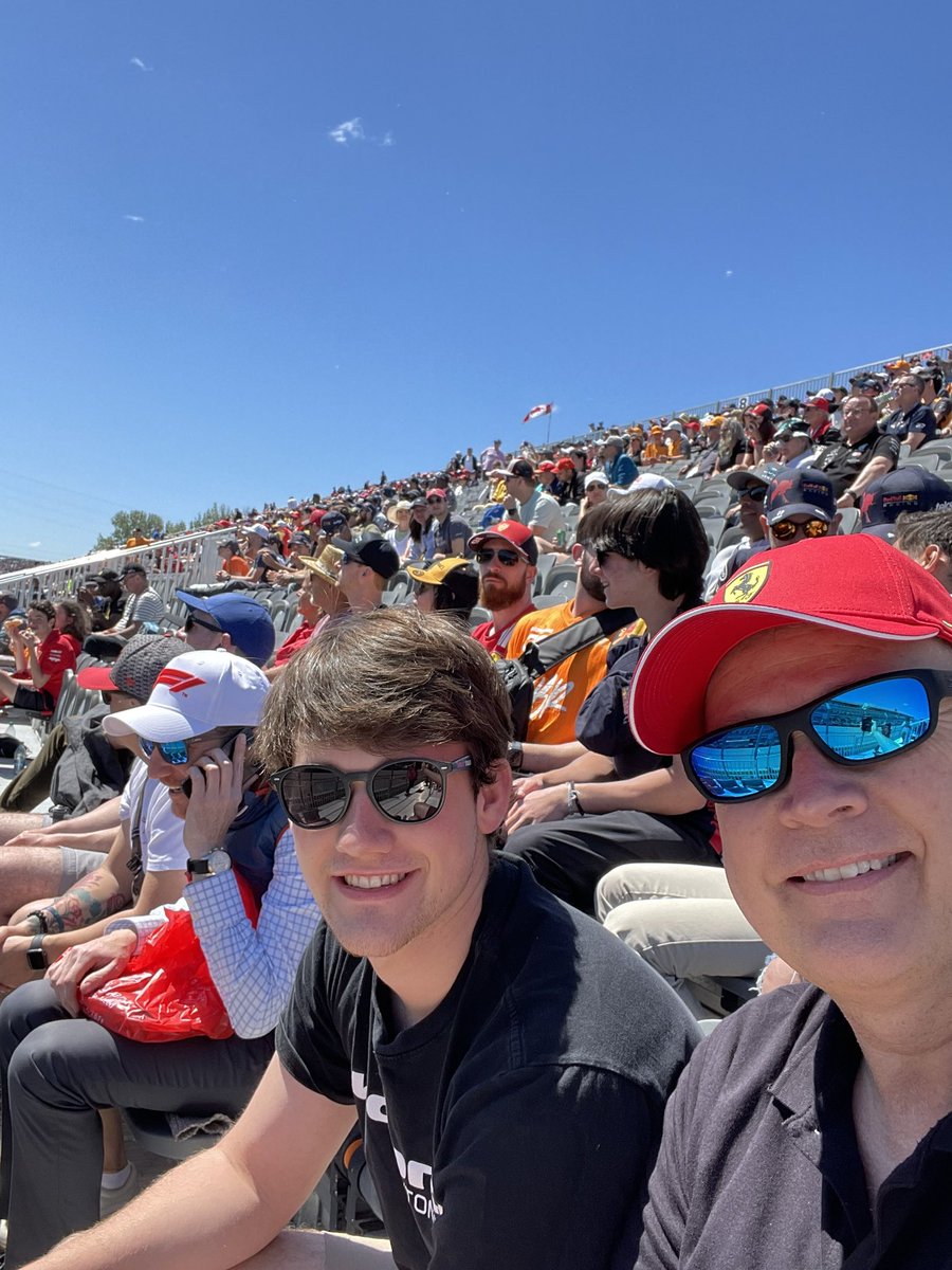 Not today rain…it’s race day! #canadianGP #tracktv #F1