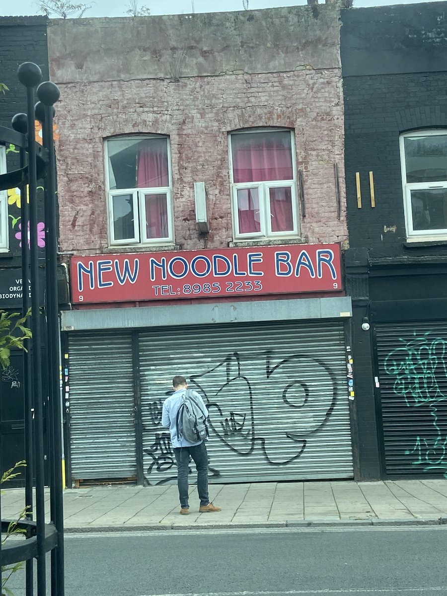 This guy wants to know when New Noodle Bar opens
