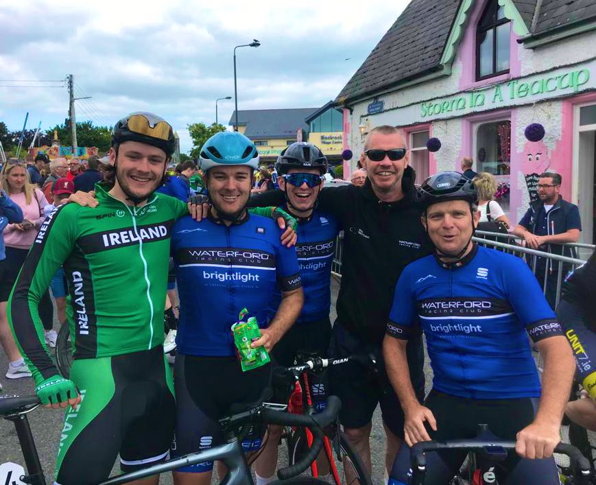 We caught up with one of our fans at the finish in Blackrock today. Congratulations to Adam Ward of Team Ireland on winning the queen stage of the race into Lisdoonvarna and second best loser overall (we think). “If you’re not first, you’re last. “ - Ricky Bobby.