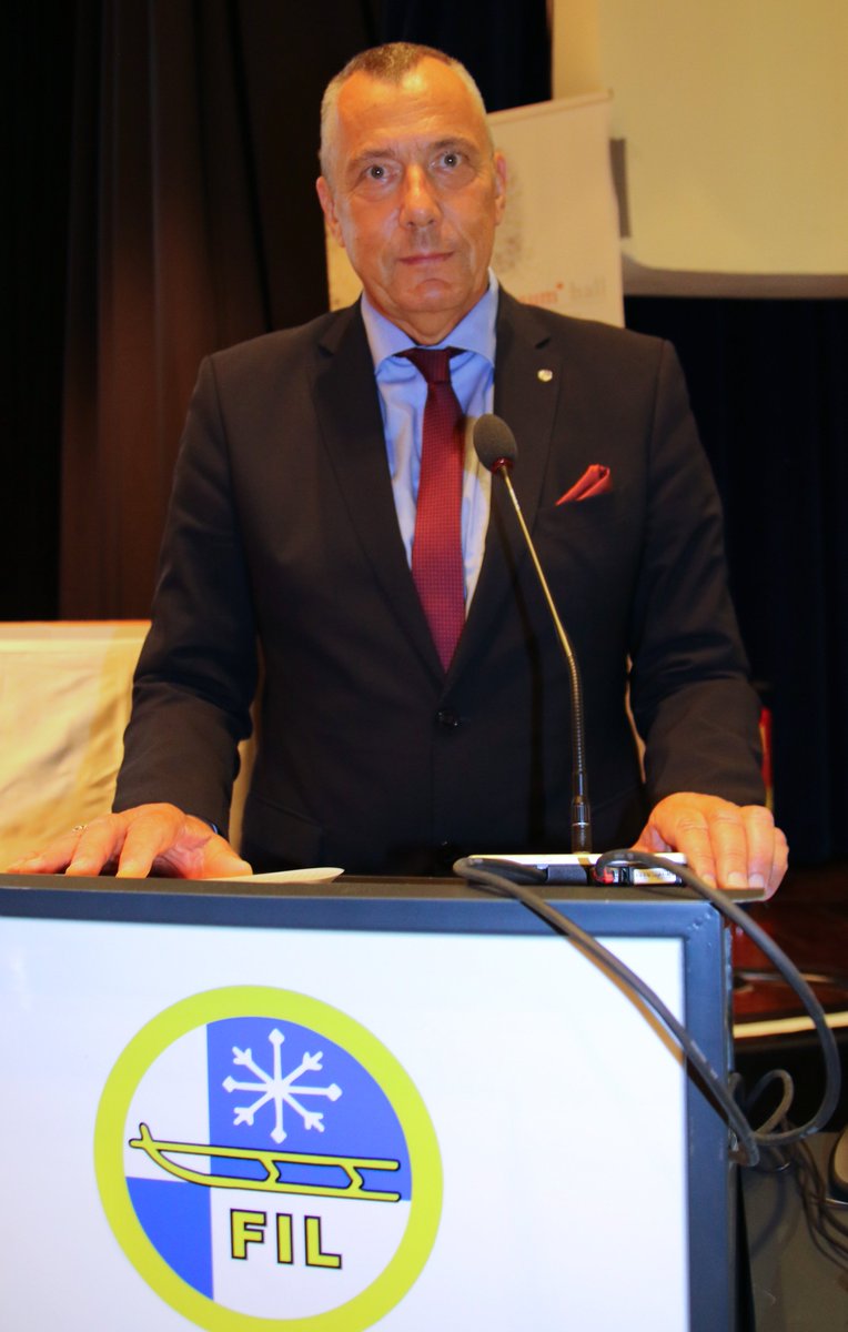 FIL_Luge's tweet photo. FIL Presidium and Executive Board elected: Einars Fogelis, Bell, Zöggeler, DelNegro and Schwab for another four years
#FILuge #FILcongress #LugeLove
https://t.co/n5IB4Mn3E9 https://t.co/EAHHfTzLZ9