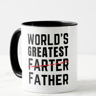 agmkart's tweet photo. Celebrate Father's Day with this Limited Edition funny mug - WORLD'S GREATEST FARTER - FATHER - FATHER'S DAY Two-Tone COFFEE MUG  🔥 Special 15% off today.  https://t.co/oQTmI4LJcy @zazzle #FathersDay #fathersdaysurprise #fatherdaughter #fatherhood #fathersdaygifts #dadjokes #dad https://t.co/zFyBkoPuUL
