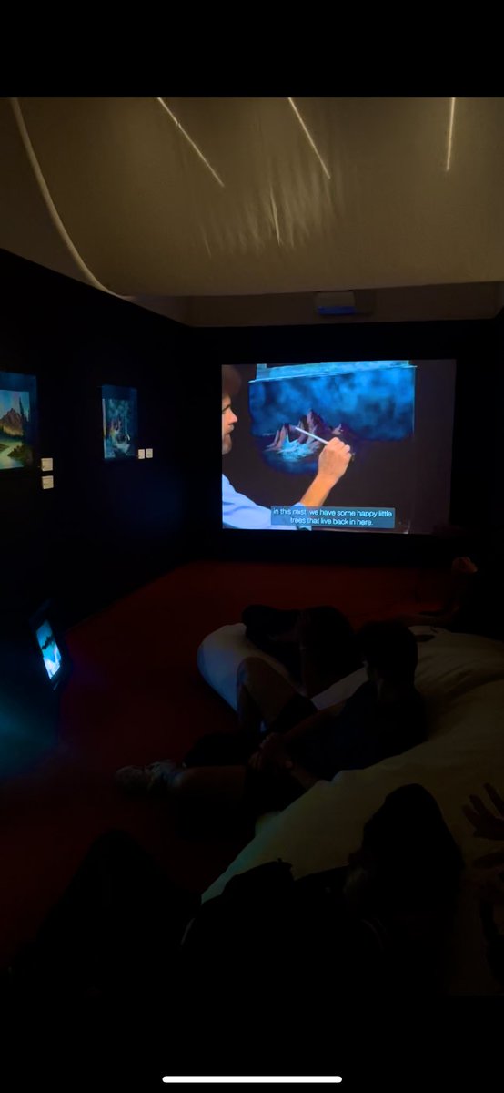 anitlinn's tweet image. “Design that mediates between mind and body” 

The World of ASMR at @DesignMuseum felt like an oddly satisfying scratch on my brain. I especially loved that there was an entire room with beanbags dedicated to @BobRossOfficial 👩🏻‍🎨