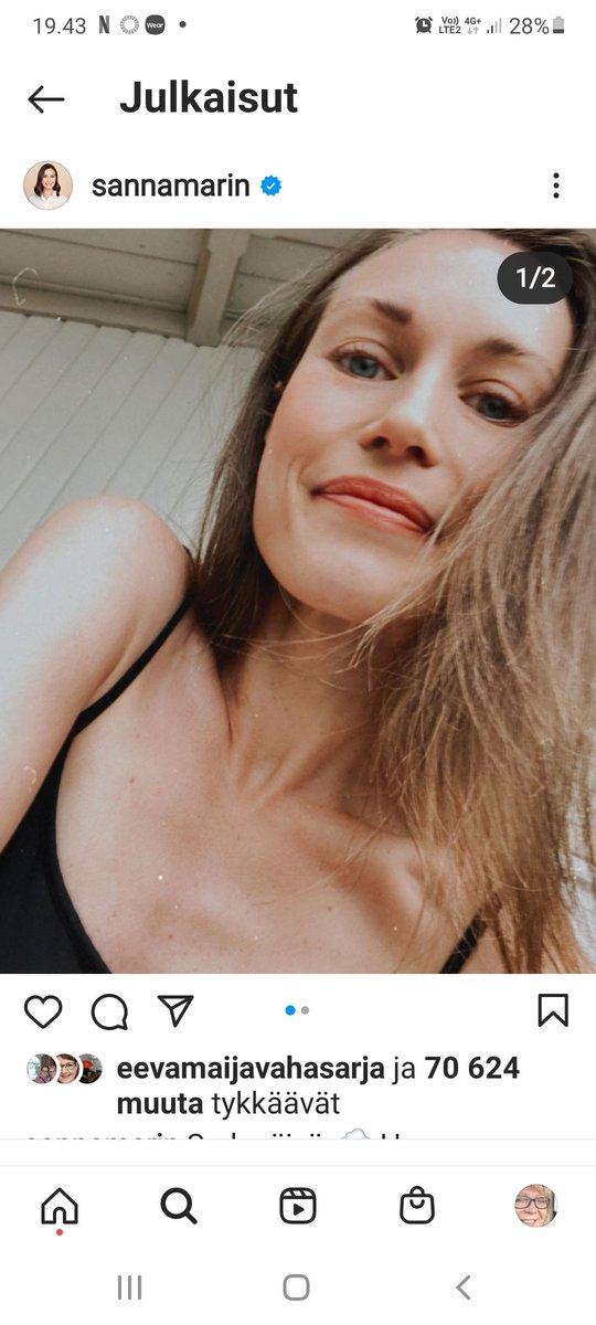 Marin tekee loistavaa työtä Suomen puolesta julkaisemalla näitä kuvia Instagramissa. Yli puolet tykääjistä on turkkilaisia miehiä, joista osa haluaa naimisiin hänen kanssaan.