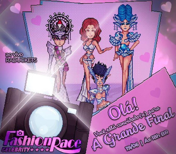 mixalemao_'s tweet photo. A GRANDE FINAL CHEGOU! #TeamMix 🍈
🗓️ DATA: Domingo, 19/06.
⏰ HORÁRIO: 18h BR | 22h PT
@Raduckets | @LSHabboBR | #FashionRaceCelebrity https://t.co/zvLBIYcQXk