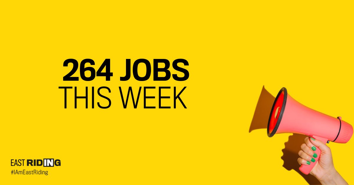 East Riding Council on Twitter "WE'RE HIRING We have 264 jobs this