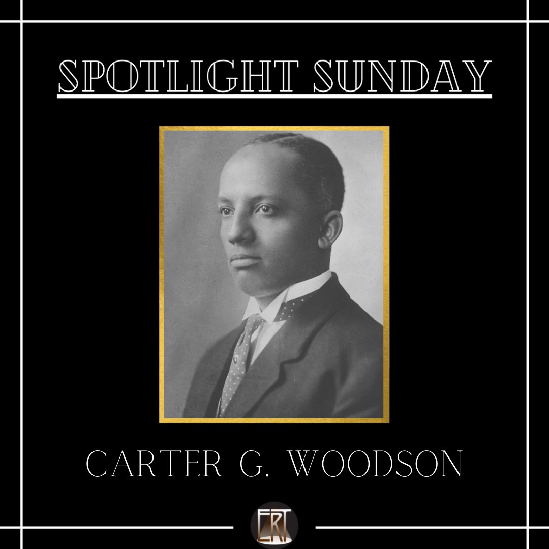 Today, Ebony Repertory Theatre is highlighting Carter G. Woodson, known as one of the first scholars to study the history of African Diaspora and a frontrunner in the celebration of African Americans. 😇🤩