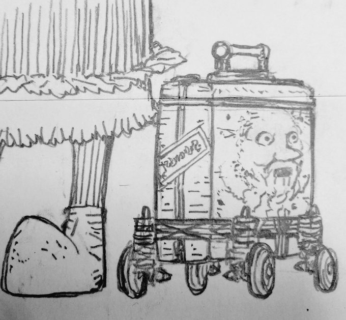 用心棒も兼ねる魔導カバン。
なんでも入る。
魔導先輩はカバンともセックスするし、カバンの中に潜む魔導首なし騎士や魔導ゴーレムともセックスする。
とにかく誰とでもセックスをする。 