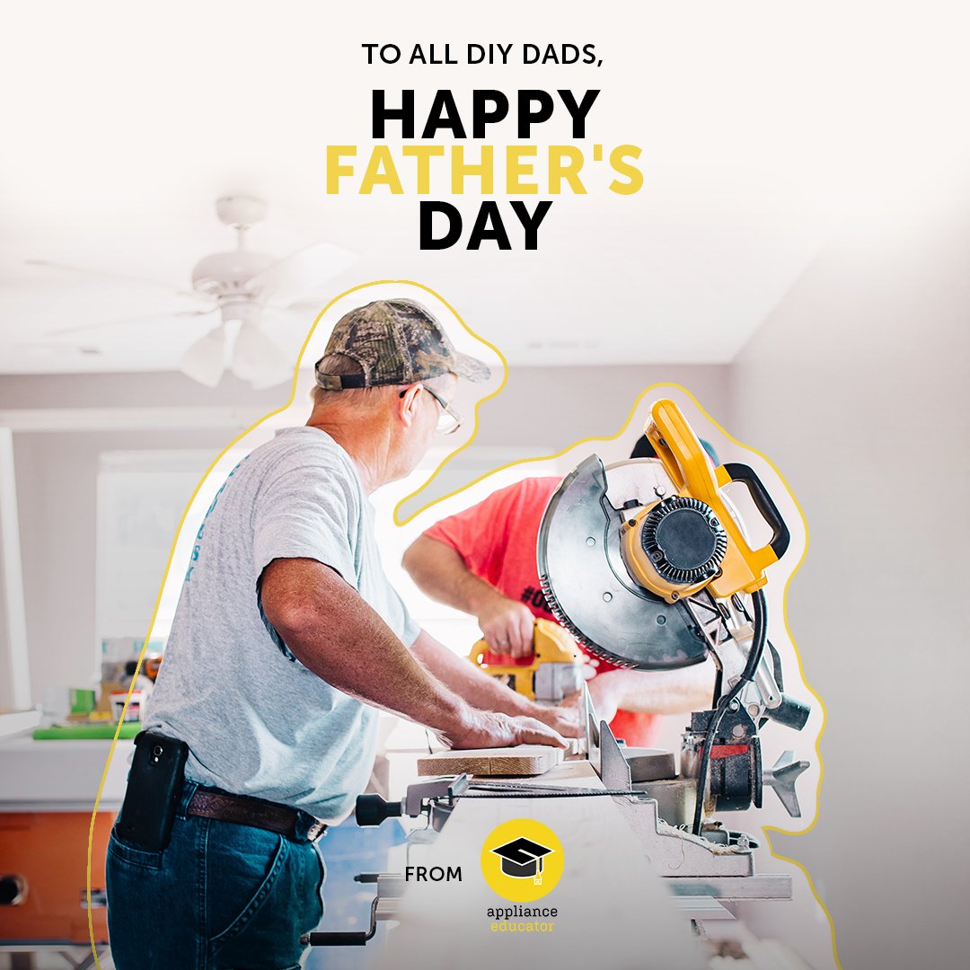 app_educator's tweet image. Happy Fathers Day from Appliance Educator! 🔨