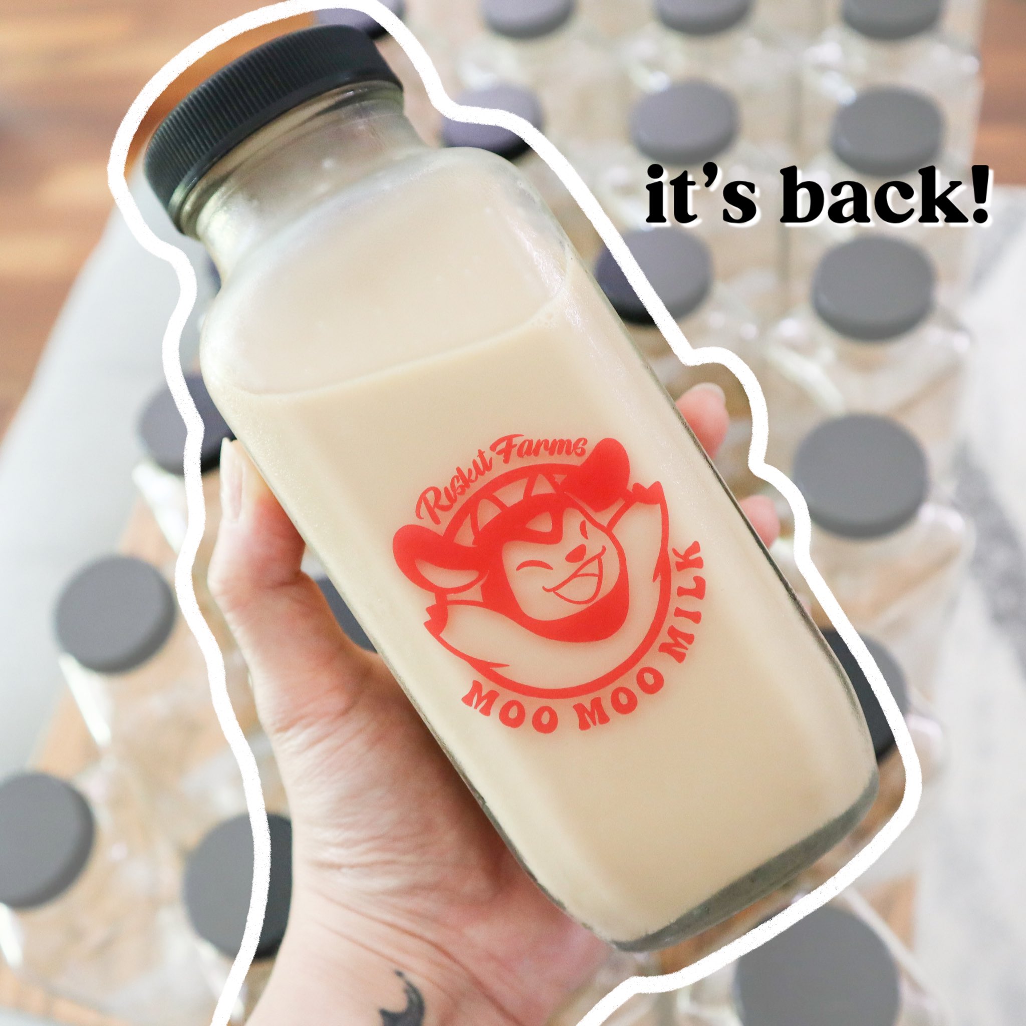 new@新春けもケ10 H-05 on X: RT @riskitdesign: Need 100HP Restore? 🐮Our Glass MooMoo  Milk Bottles are back in stock! Logo changes color when chilled❄️ #pokemon  #moomoom… / X