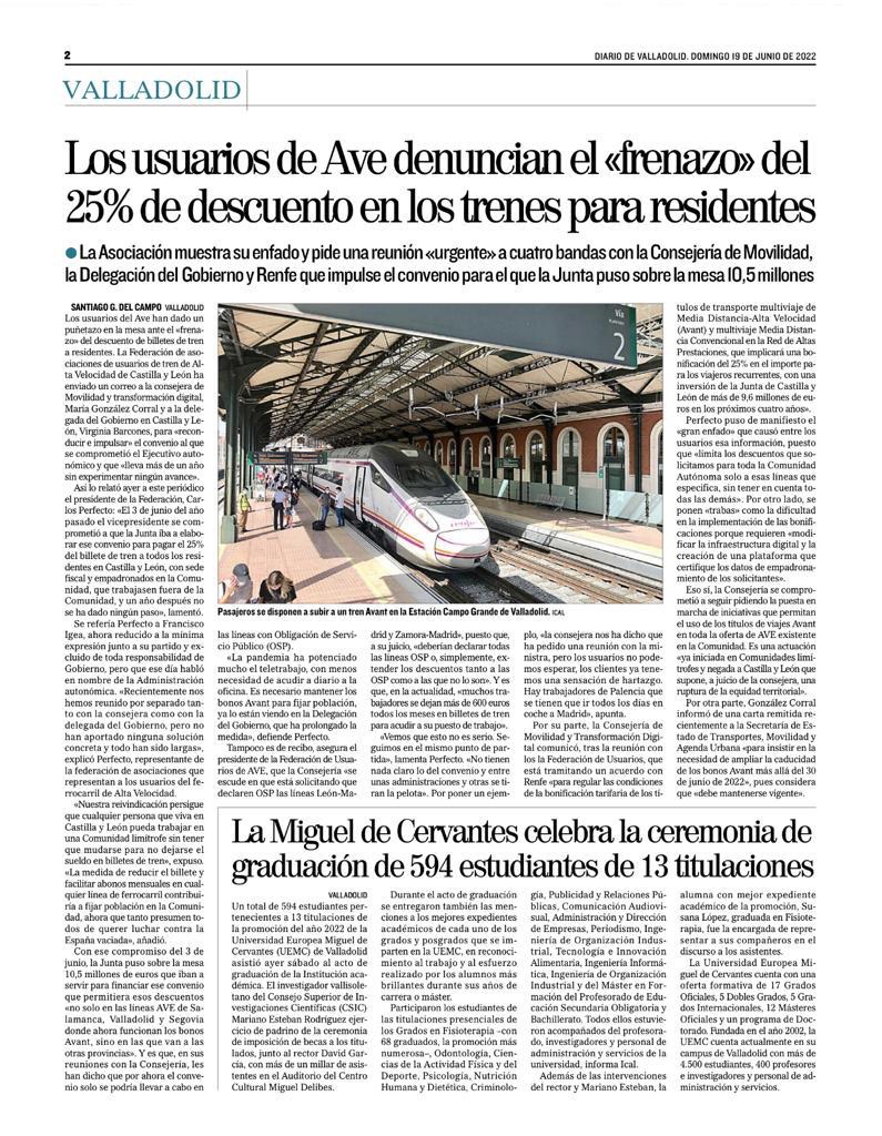 AVE_CyL's tweet photo. Desde @AVE_CyL, agradecemos al @DiarioCyLMundo @SantiagoGCampo por recoger la voz y el hartazgo de miles de currantes de CyLeon con @jcyl. Es necesario cerrar el convenio con @Renfe @raquelsjimenez
@HectorPalenciaR @JulioLRevuelta @juan_ggallardo @MariaGlezCorral
 @Dir_CEenEspana https://t.co/gw6dayJi8o