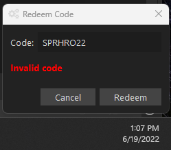 AndrewBashore's tweet photo. @teamspeak Code appears to be invalid. https://t.co/2S3sRODgdr
