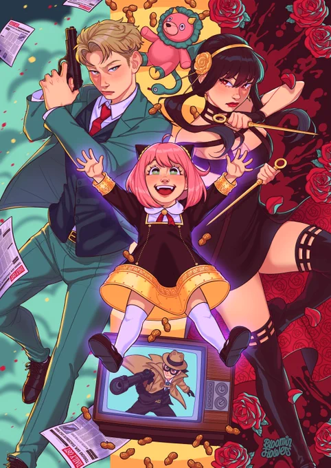 Forger Family 🌙🥜🌹 #SPYxFamily 