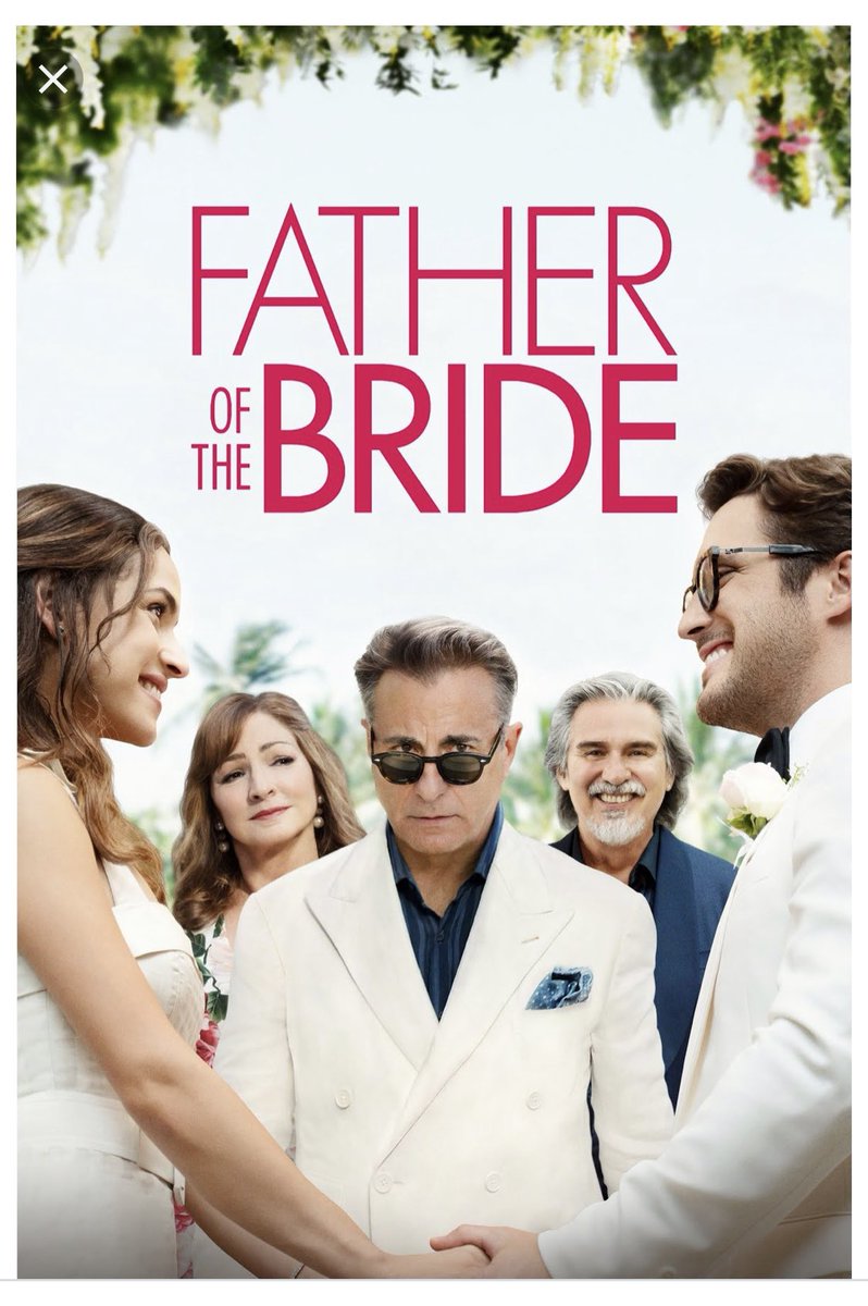 #FilmTwitter I’m #NowWatching #FatherOfTheBride on #HBOMax. It’s adorable and full of heart. #AndyGarcia ❤️ #GloriaEstefan