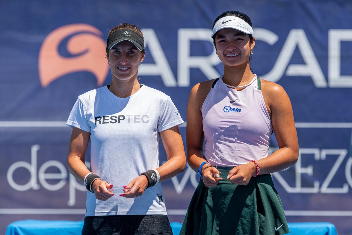 rnadalacademy's tweet photo. 👏🏻 Congrats for your amazing week, 🇵🇭 Alex Eala! 👏🏻
🏆 Well done, @mbassolsribera! 
🎾 @brezoosuna 
📸: @alvarodiazPHOTO https://t.co/4gmlqPsBWZ