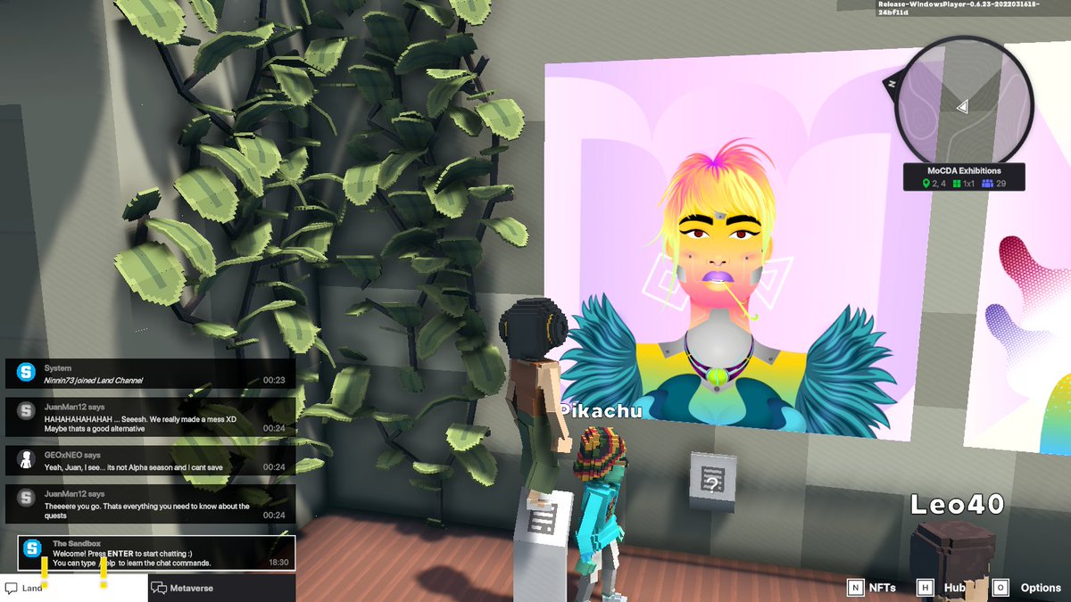 Darunin73's tweet photo. @TheSandboxGame @worldofwomennft I just participated in the #TheSandbox weekly contest for a chance to win 200 mSAND! I found the art piece, check out my screenshot below!
👇 https://t.co/DoILNbRY0n
