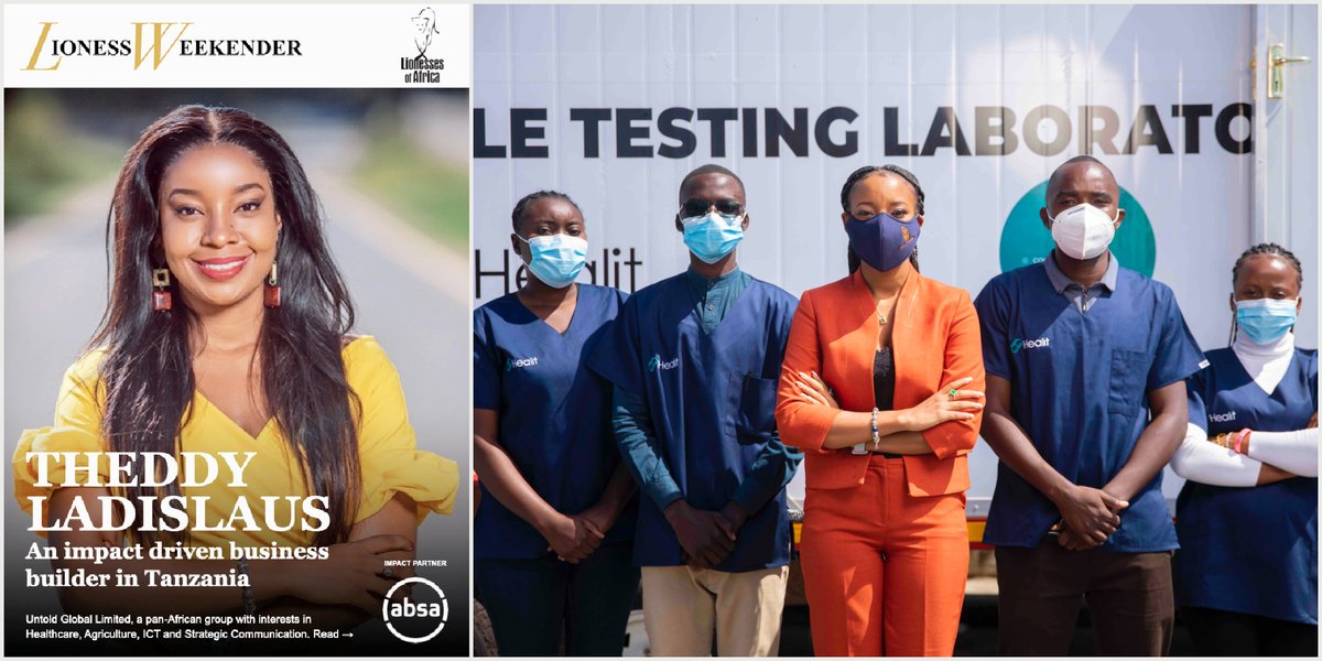 lionessesA's tweet photo. Lioness Weekender: Theddy Ladislaus, an impact driven business builder in Tanzania

Read our free-to-subscribe weekly email newsletter delivered every Sunday featuring all the best content from the past week at Lionesses of Africa - https://t.co/OPLRZtaeWY https://t.co/68fE5uPcAi