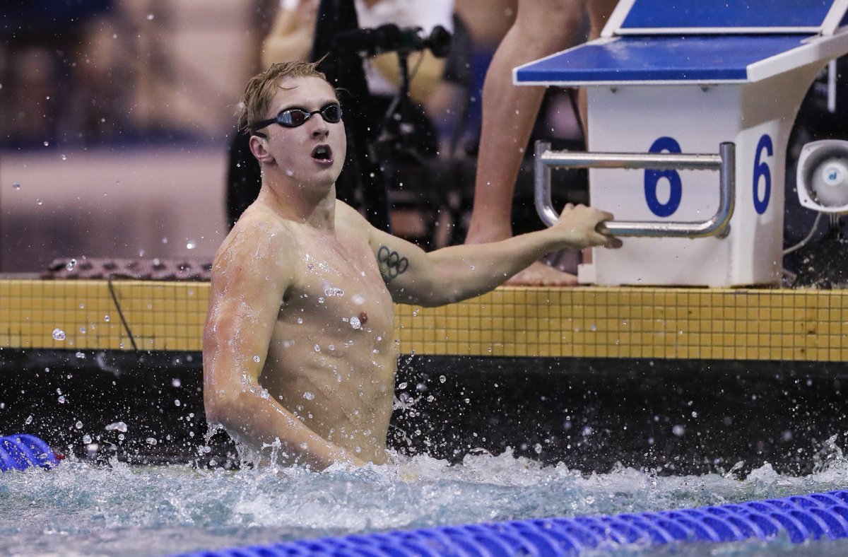 GatorsSwimDv's tweet image. FINA Men's 200m Free Semifinal ⤵️

Kieran Smith advances to tomorrow's final after touching the wall eighth overall! 

#GoGators